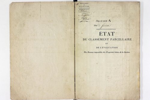 Sauviat - P 12551/1      Section A