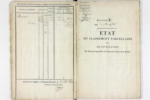 Sauviat - P 12551/5      Section E
