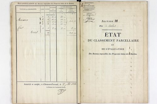 Sauviat - P 12551/8      Section H