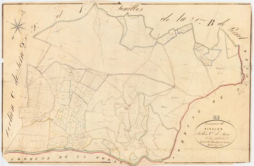 Singles - 54 Fi 1021      Section C de Serre, 1ère feuille