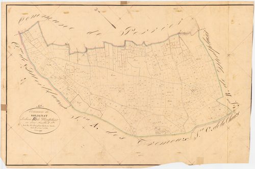 Solignat - 54 Fi 1030      Section B de Montplaisir, 2ème feuille