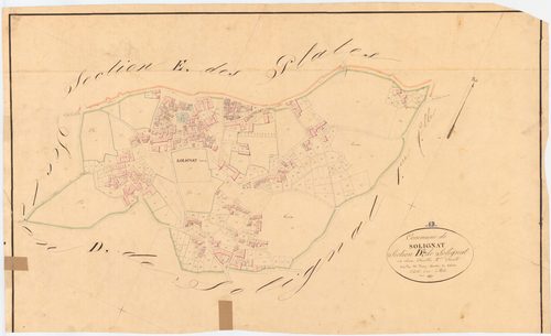 Solignat - 54 Fi 1033      Section D de Solignat, 2ème feuille