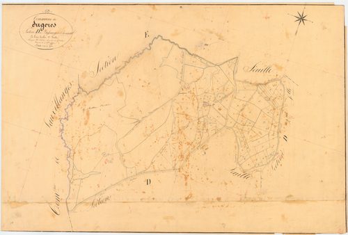 Sugères - 51 FI 1331      Section D de Brossanges et de Montel, 1ère feuille