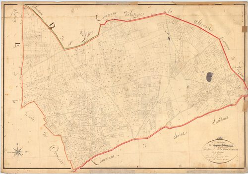 Tallende - 51 FI 1337      Section E de la Croix des Ormeaux, 1ère feuille