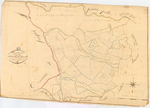 Tauves - 54 Fi 1052      Section G de la Sérette, 1ère feuille