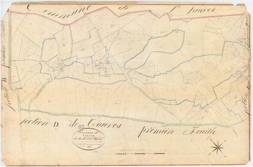 Tauves - 54 Fi 1042      Section C de la Chaleil, 1ère feuille