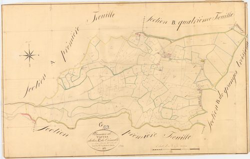Tauves - 54 Fi 1037      Section A des Trémoulets, 2ème feuille