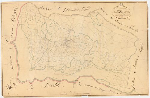 Tauves - 54 Fi 1050      Section F de Ribbes, 1ère feuille