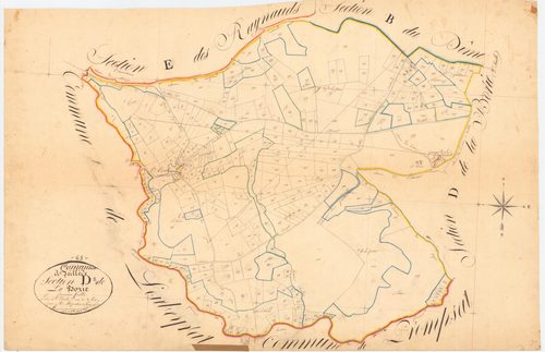 Teilhède - 53 FI 1273      Section D de la Borie, 1ère feuille