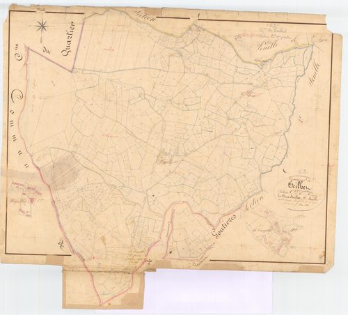 Teilhet - 53 FI 1285      Section C de la Rodde, 1ère feuille