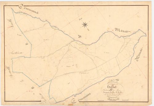 Teilhet - 53 FI 1282      Section B des Ayes, 2ème feuille