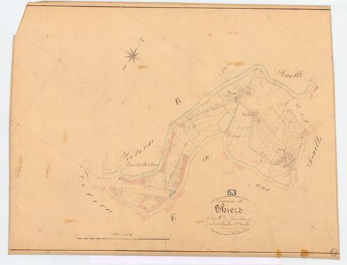 Thiers - 55 FI 1091      Section C de Granetias, 1ère feuille