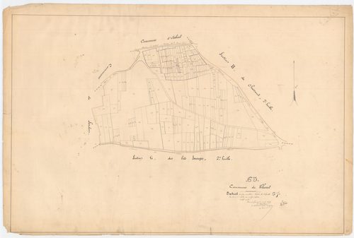 Thuret - 53 FI 1296      Section G des Prés Sauvages, 1ère feuille
