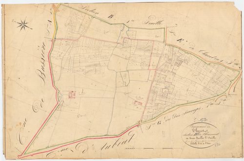 Thuret - 53 FI 1290      Section B de Chassenet, 2ème feuille