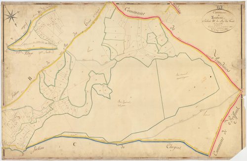 Tortebesse - 51 FI 1348      Section B du Puy des Trois, 2ème feuille