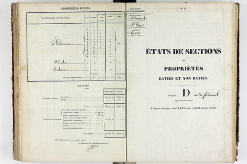 Tours-sur-Meymont - P 9959/4      Section D