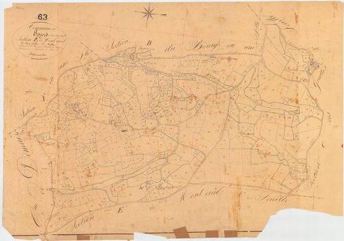 Tours-sur-Meymont - 51 FI 1357      Section E de Mont Criol, 1ère feuille