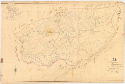 Tours-sur-Meymont - 51 FI 1358      Section E de Mont Criol, 2ème feuille