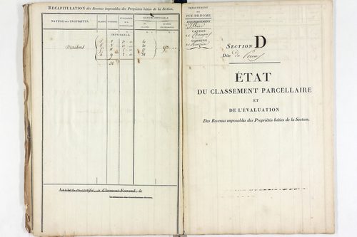 Tourzel-Ronzières - P 11335/2      Section D