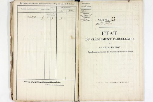Tourzel-Ronzières - P 11335/3      Section G