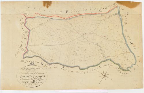 Tourzel-Ronzières - 54 Fi 1064      Section E de La Chaux