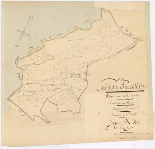 Trémouille-Saint-Loup - 54 Fi 1069      Section A de la Ribeyre