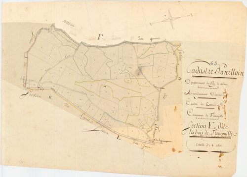 Trémouille-Saint-Loup - 54 Fi 1073      Section E des Bois de Trémouille