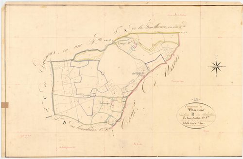 Usson - 54 Fi 1106      Section B des Beaudards, 1ère feuille