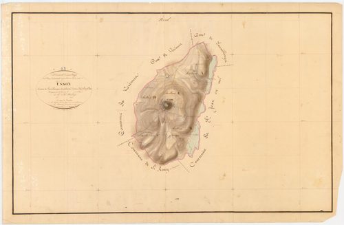 Usson - 54 Fi 1080      Tableau d'assemblage du plan cadastral parcellaire de la commune d'Usson