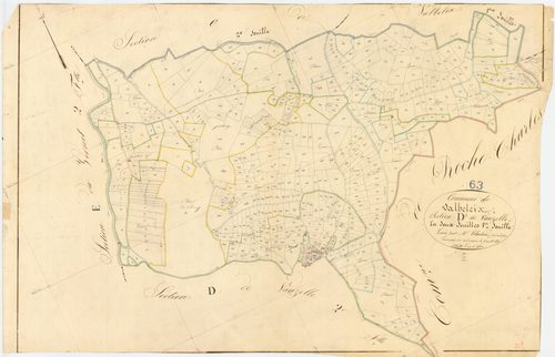 Valbeleix - 54 Fi 1095      Section D de Vauzelle, 1ère feuille