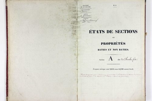 Valz-sous-Châteauneuf - P 11339/1      Section A