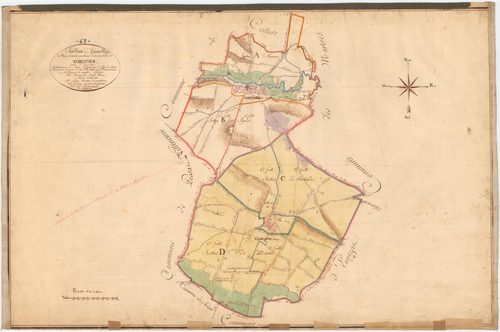 Varennes-sur-Morge - 53 FI 1305      Section B des Vignes, 2ème feuille