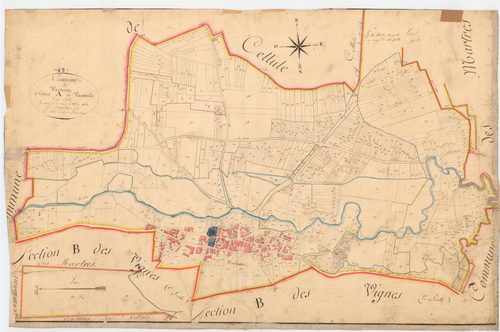 Varennes-sur-Morge - 53 FI 1304      Section B des Vignes, 1ère feuille