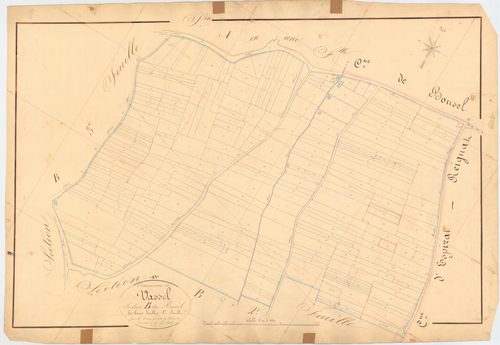 Vassel - 51 FI 1371      Section B du Breuil, 1ère feuille
