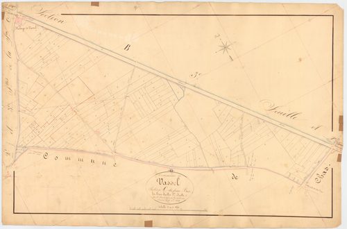 Vassel - 51 FI 1374      Section C du Pan Bas, 1ère feuille