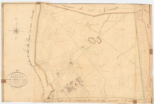 Vensat - 53 FI 1312      Section D de Saint-Julien, 1ère feuille