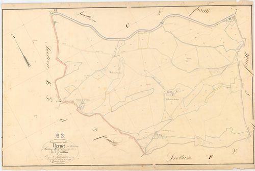 Vernet-la-Varenne - 54 Fi 1126      Section F d'Escout, 3ème feuille