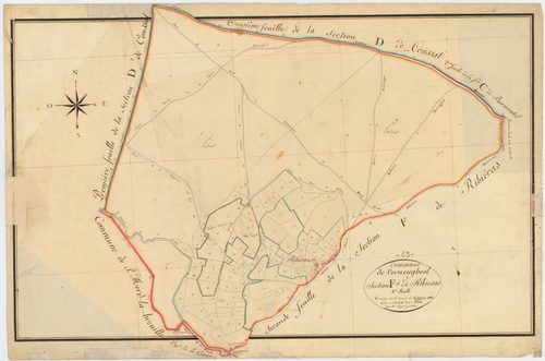 Verneugheol - 51 FI 1403      Section F de Ribiéras, 1ère feuille