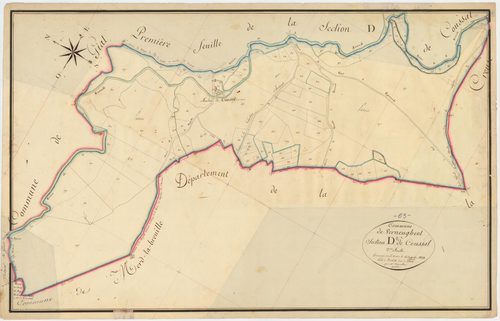 Verneugheol - 51 FI 1399      Section D de Coussat, 2ème feuille