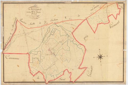 Verneugheol - 51 FI 1401      Section E de Laveix, 1ère feuille