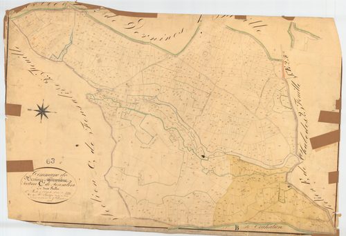 Vernines - 51 FI 1410      Section C de Fontsalive, 1ère feuille
