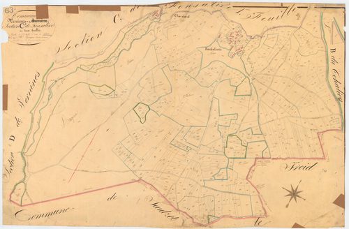 Vernines - 51 FI 1411      Section C de Fontsalive, 2ème feuille