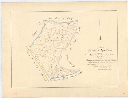 Veyre-Monton - 51 FI 1452      Section B du Puy de Tobize, 2ème feuille