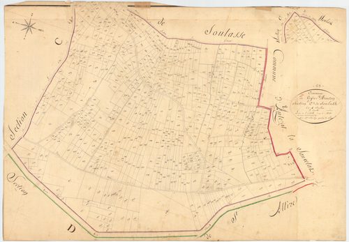 Veyre-Monton - 51 FI 1457      Section C de Soulasse, 3ème feuille