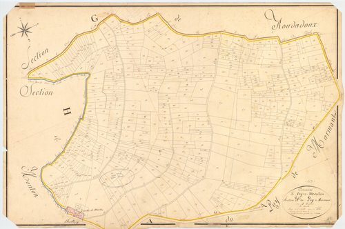 Veyre-Monton - 51 FI 1448      Section A du Puy de Marmant, 2ème feuille