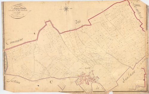 Veyre-Monton - 51 FI 1455      Section C de Soulasse, 1ère feuille
