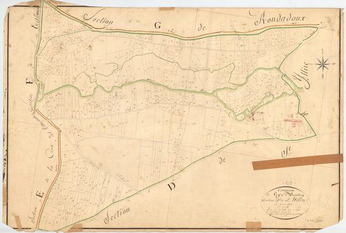 Veyre-Monton - 51 FI 1460      Section D de Saint-Allire, 2ème feuille