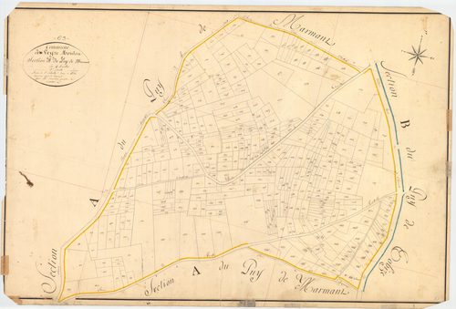 Veyre-Monton - 51 FI 1449      Section A du Puy de Marmant, 3ème feuille