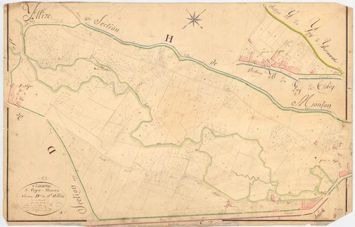 Veyre-Monton - 51 FI 1459      Section D de Saint-Allire, 1ère feuille