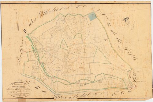 Vic-le-Comte - 51 FI 1473      Section B des Molières, 2ème feuille